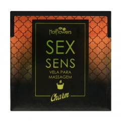Vela Aromática de Massagem Sensual Charm Sex Sens 20g Hot Flowers