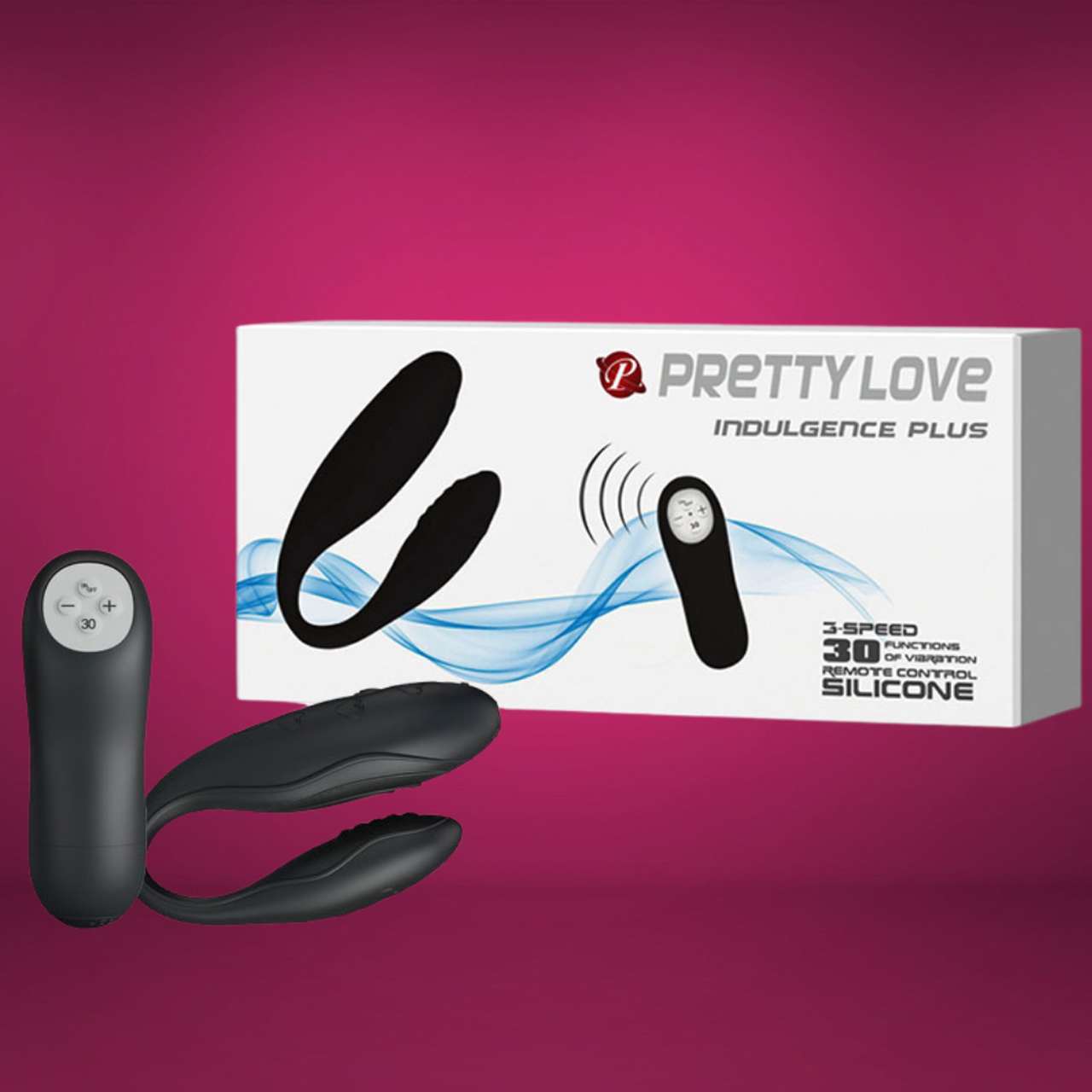 Vibrador De Casal Indulgence Plus 30 Modos De Vibração Pretty Love Eva 8495